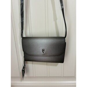 Simply Vera Wang Mini Envelope Crossbody Bag Purse - Black Gray Ombre - New